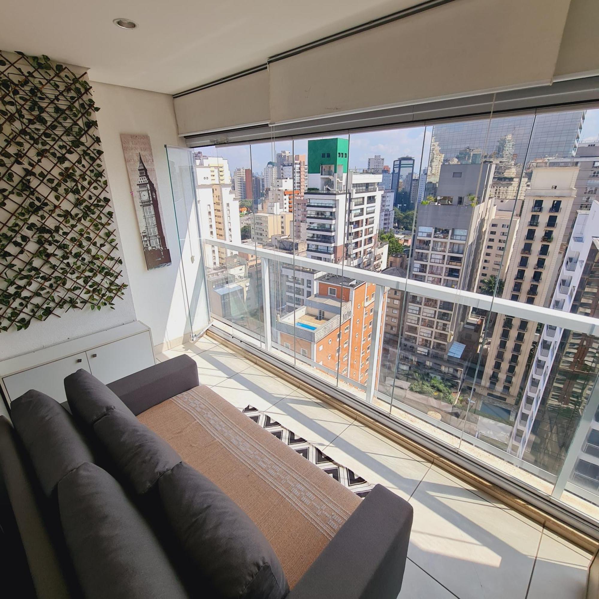 Ferienwohnung Studio Moderno & Rooftop Incrivel Augusta São Paulo Exterior foto